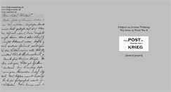 Desktop Screenshot of feldpostsammlung.de